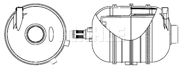 Vas de expansiune, racire CRT 10 000S MAHLE