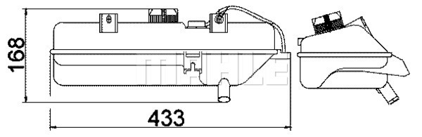 Vas de expansiune, racire CRT 16 000S MAHLE