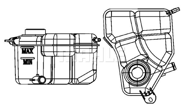 Vas de expansiune, racire CRT 133 000S MAHLE