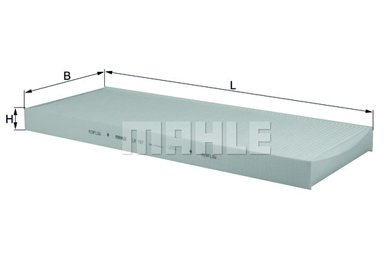 Filtru, aer habitaclu LA 167 MAHLE