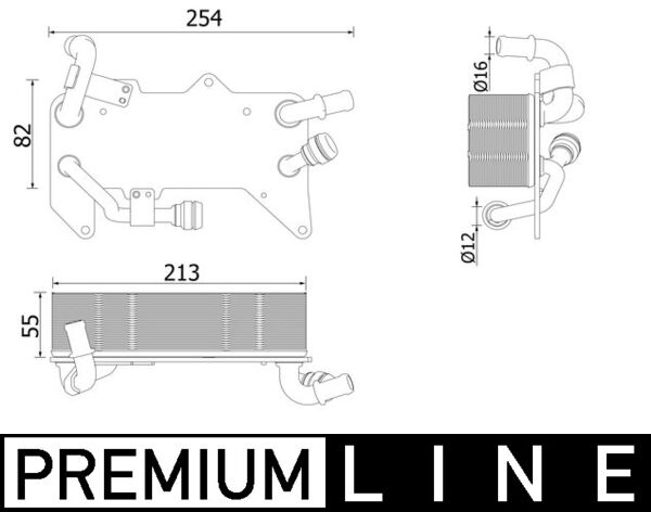 Radiator racire ulei, cutie de viteze automata CLC 139 000P MAHLE