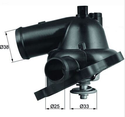 Termostat,lichid racire TM 74 95 MAHLE