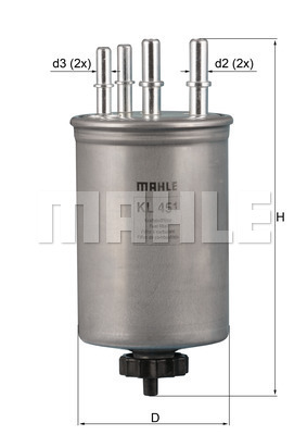 Filtru combustibil KL 451 MAHLE