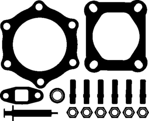 Set montaj, turbocompresor 228 TA 17922 000 MAHLE