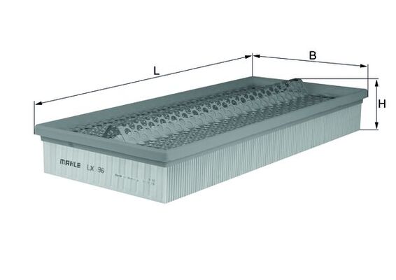 Filtru aer LX 96 MAHLE