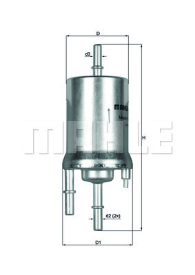 Filtru combustibil KL 156/1 MAHLE