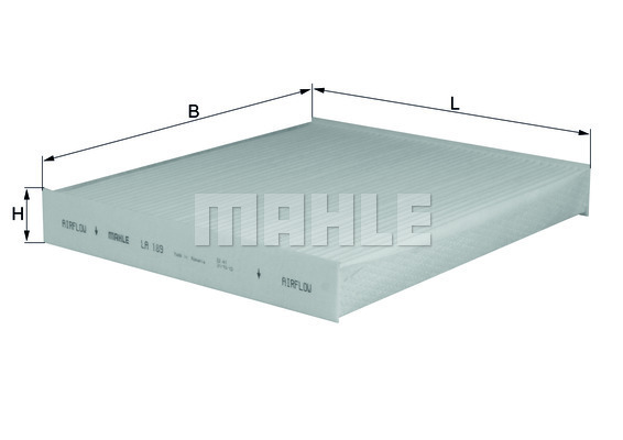 Filtru, aer habitaclu LA 189 MAHLE