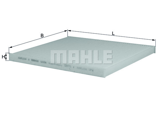 Filtru, aer habitaclu LA 298 MAHLE