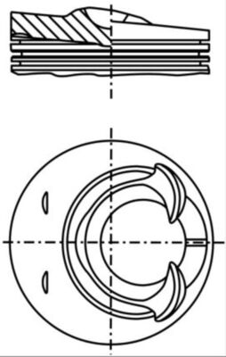 Piston 028 24 00 MAHLE