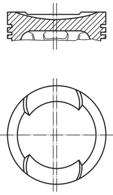Piston 034 65 03 MAHLE