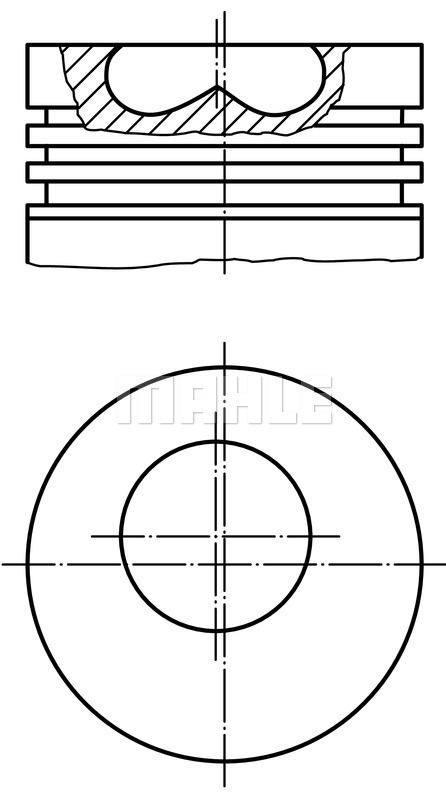 Piston 015 06 00 MAHLE