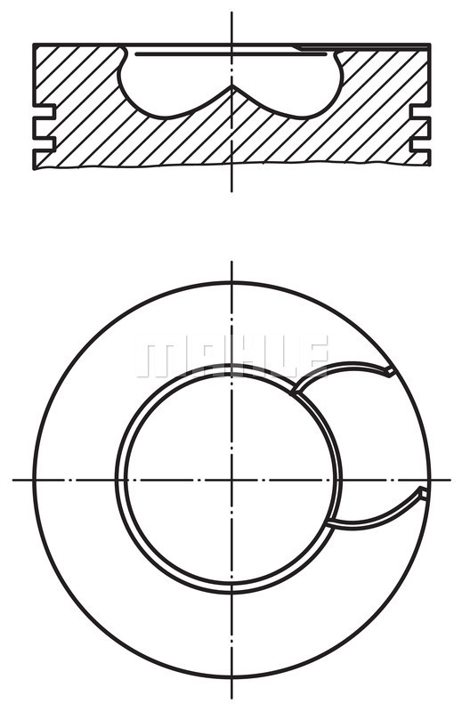 Piston 213 70 00 MAHLE