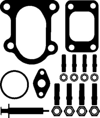Set montaj, turbocompresor 001 TA 17361 000 MAHLE