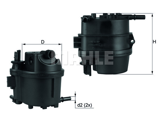 Filtru combustibil KL 779 MAHLE