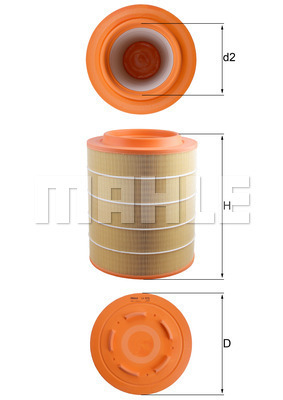 Filtru aer LX 4076 MAHLE