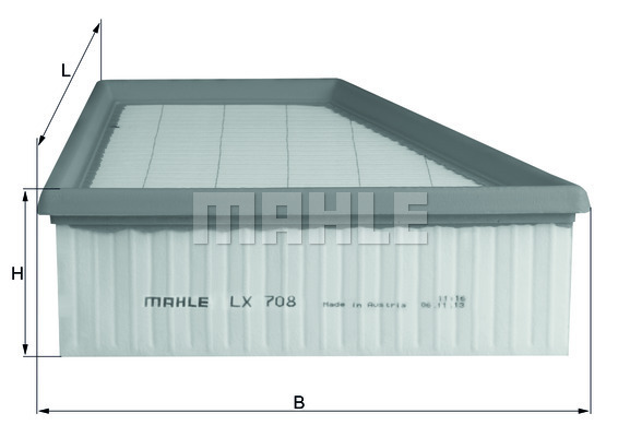 Filtru aer LX 708 MAHLE