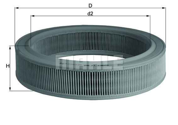 Filtru aer LX 568 MAHLE