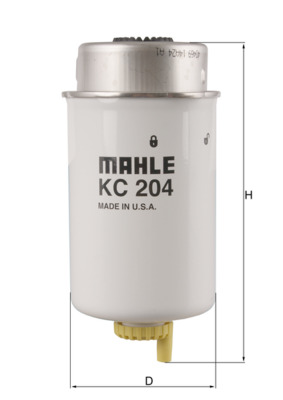 Filtru combustibil KC 204 MAHLE