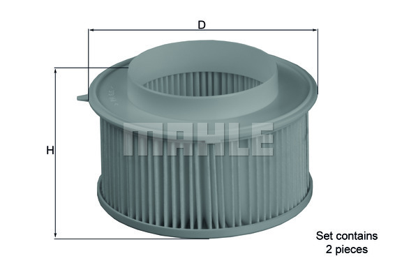 Filtru, aer habitaclu LA 15/S MAHLE