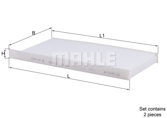 Filtru, aer habitaclu LA 468/S MAHLE