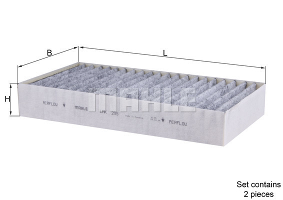 Filtru, aer habitaclu LAK 295/S MAHLE