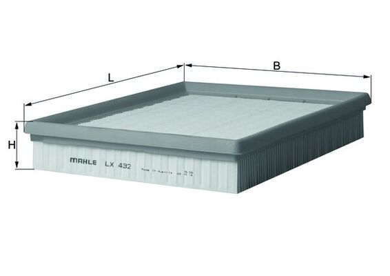 Filtru aer LX 432 MAHLE