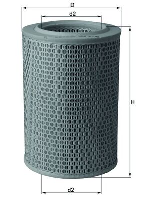 Filtru aer LX 620 MAHLE