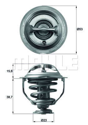 Termostat,lichid racire TX 117 95D MAHLE