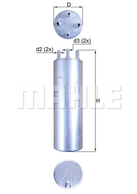 Filtru combustibil KL 229/11 MAHLE