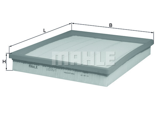 Filtru aer LX 2076/1 MAHLE