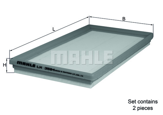 Filtru aer LX 3594/S MAHLE