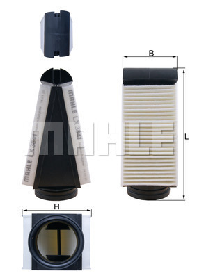 Filtru aer LX 3841 MAHLE