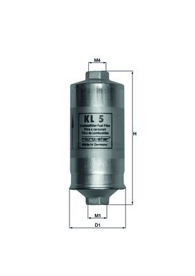 Filtru combustibil KL 5 MAHLE