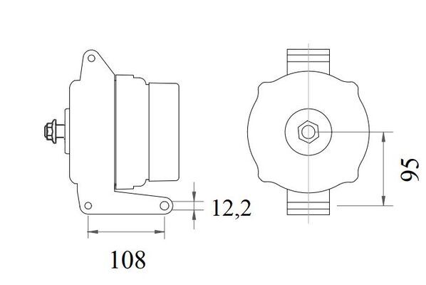 Generator / Alternator MG 1211 MAHLE