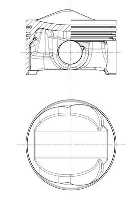 Piston 028 PI 00124 000 MAHLE