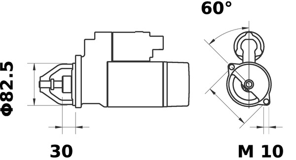 Starter MS 127 MAHLE