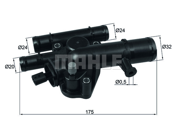 Termostat,lichid racire TI 243 89 MAHLE