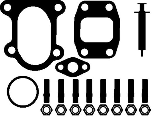 Set montaj, turbocompresor 001 TA 14820 000 MAHLE