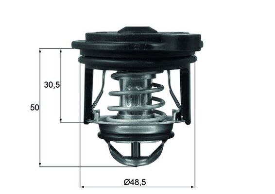 termostat,lichid racire TI 246 50 MAHLE