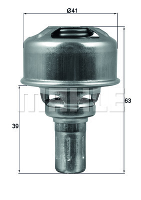 Termostat,lichid racire TX 174 86 MAHLE