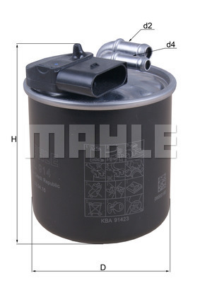 Filtru combustibil KL 914 MAHLE