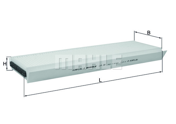 Filtru, aer habitaclu LA 38 MAHLE