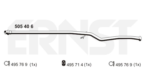 Racord evacuare 505406 ERNST