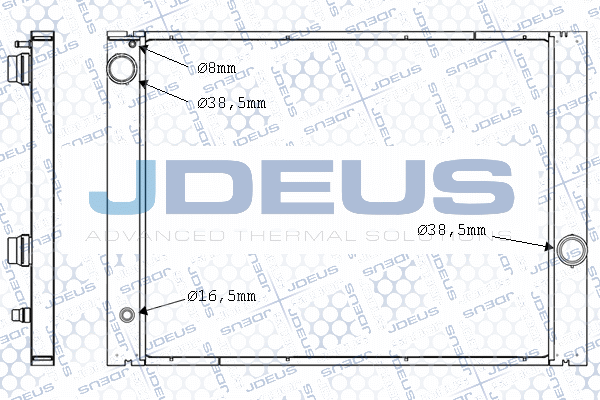 Radiator, racire motor 005M33A JDEUS