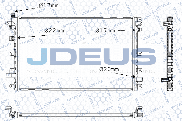 Radiator, baterie de antrenare 020M81 JDEUS
