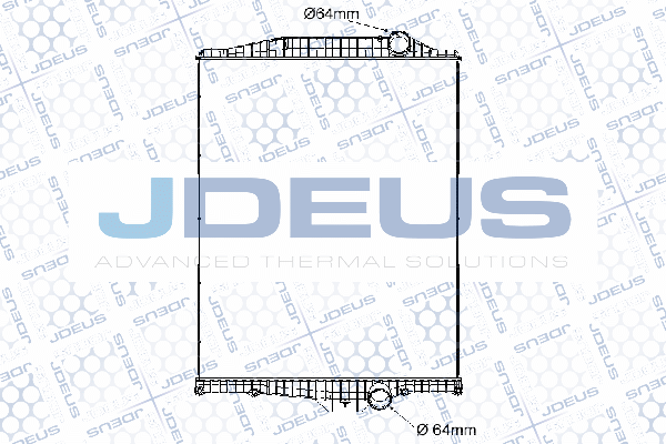 Radiator, racire motor 131M03B JDEUS