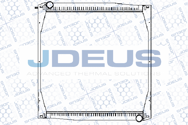 Radiator, racire motor 141M04 JDEUS
