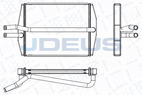 Schimbator caldura, incalzire habitaclu 212M05 JDEUS
