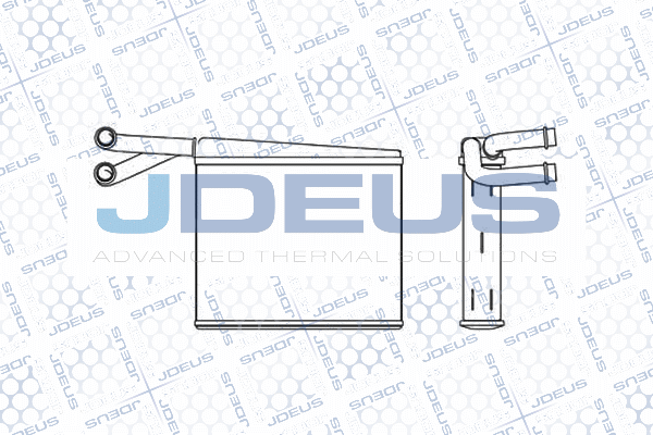 Schimbator caldura, incalzire habitaclu 217M22A JDEUS