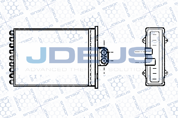 Schimbator caldura, incalzire habitaclu 220M27 JDEUS